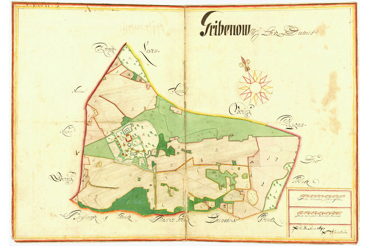 Matrikelkarte von Griebenow
